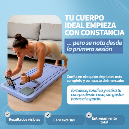PILATES GO: Tabla de pilates + Guía exclusiva + Recetario saludable