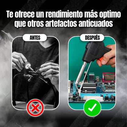 KIT SOLDADOR TOTAL™ – Pistola PRO + 2 Rollos de Regalo 🎁