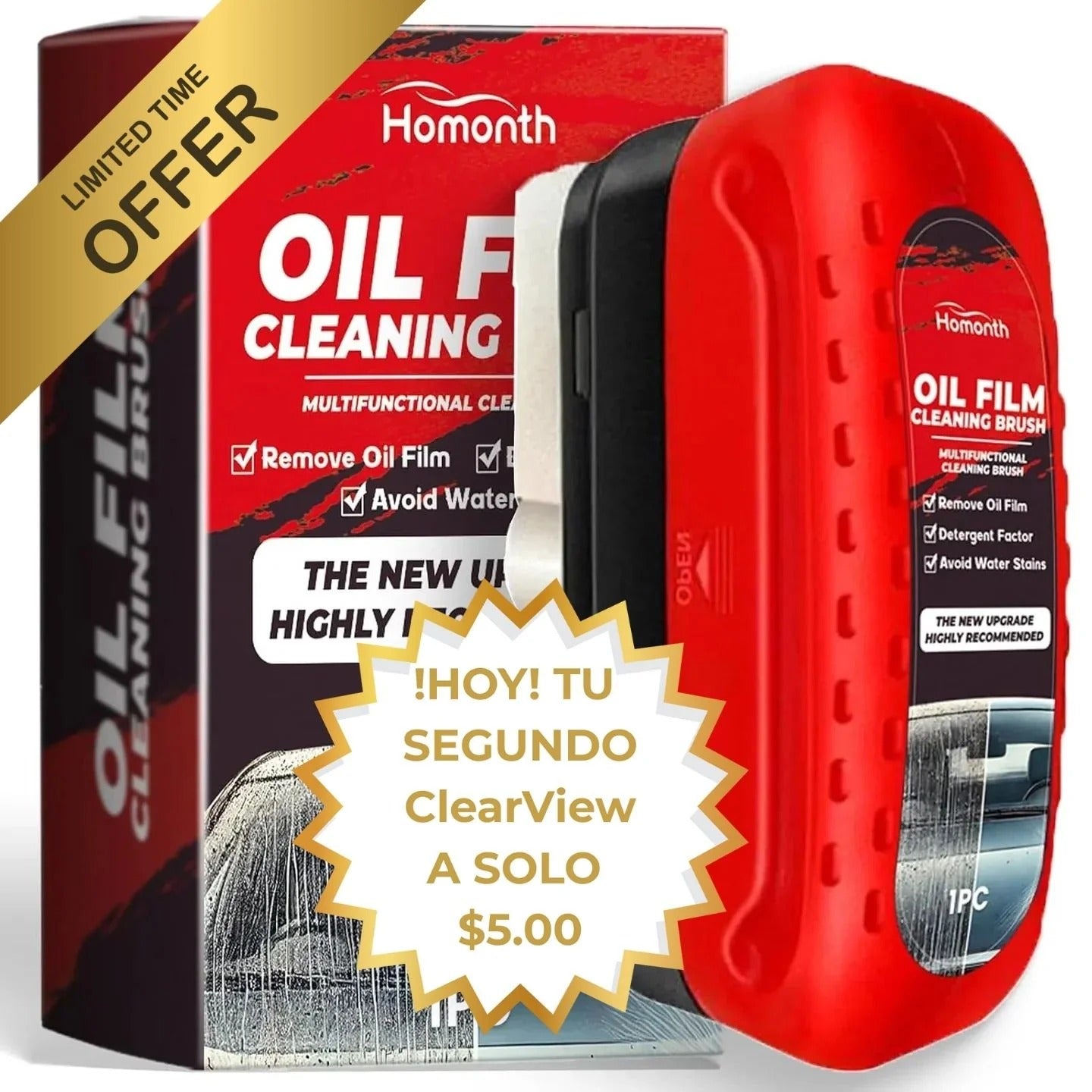 ClearView- Cepillo limpiador hidrofoico para parabrisas